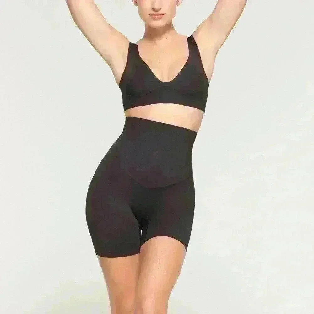 Skims Banded Corset Group Short ~ S ~ Onyx ~ NWT!